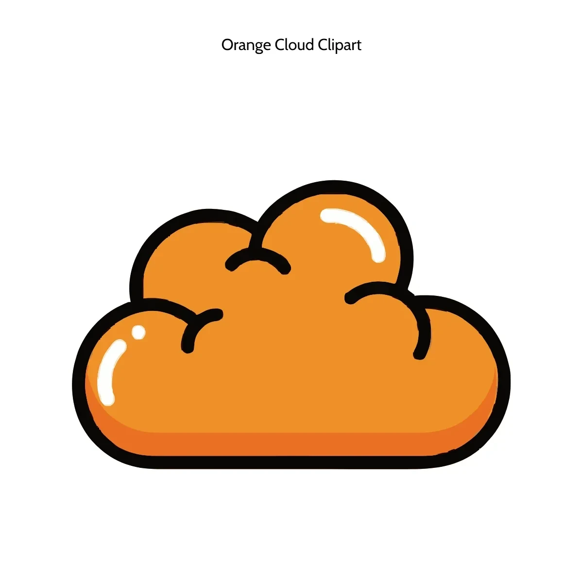 Free Orange Cloud Clipart Template to Edit Online Free Orange Cloud Clipart Template to Edit Online
