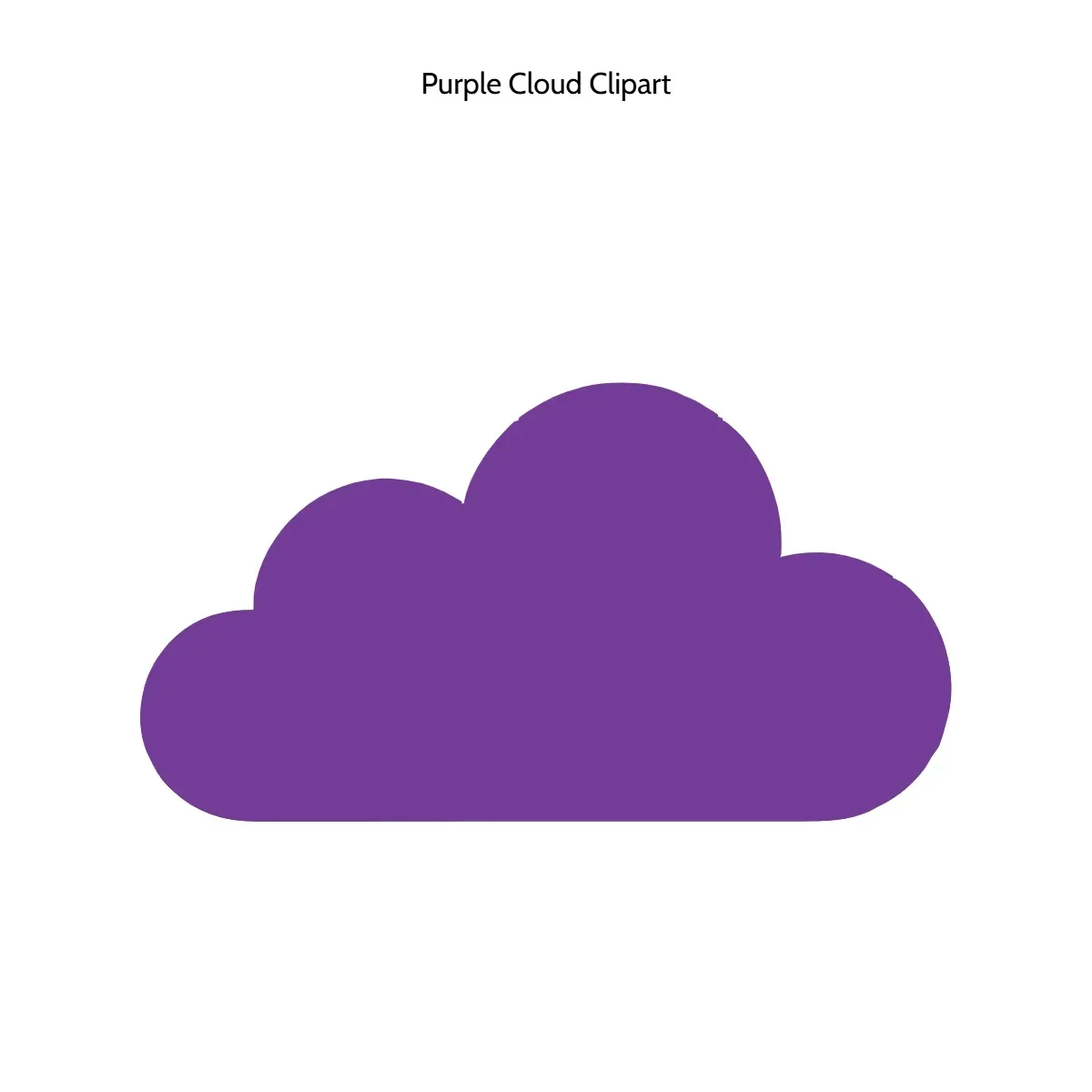 Free Purple Cloud Clipart Template to Edit Online