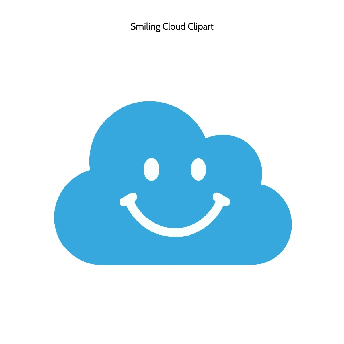 Free Smiling Cloud Clipart Template to Edit Online