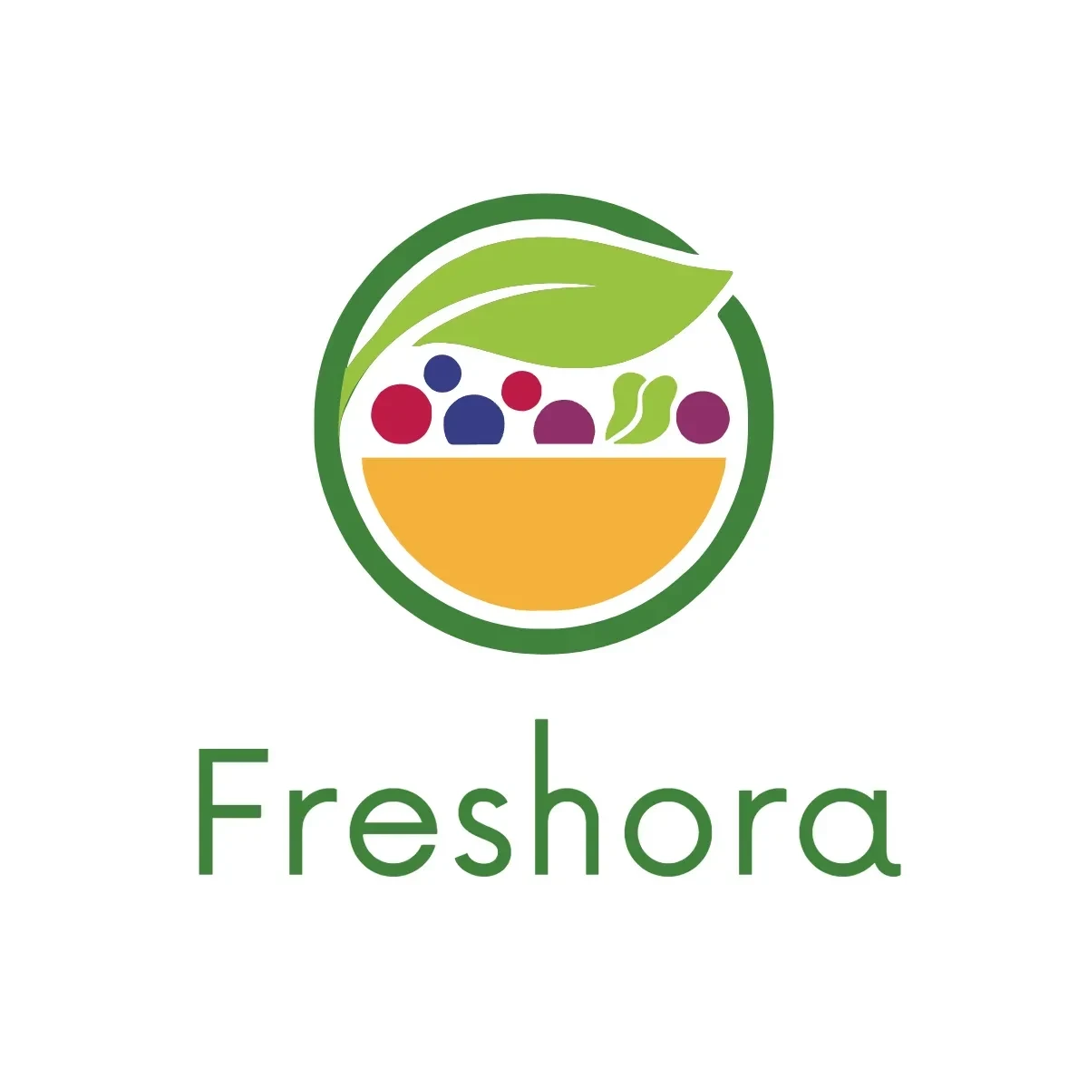 Free Fresh Food Market Logo Template to Edit Online