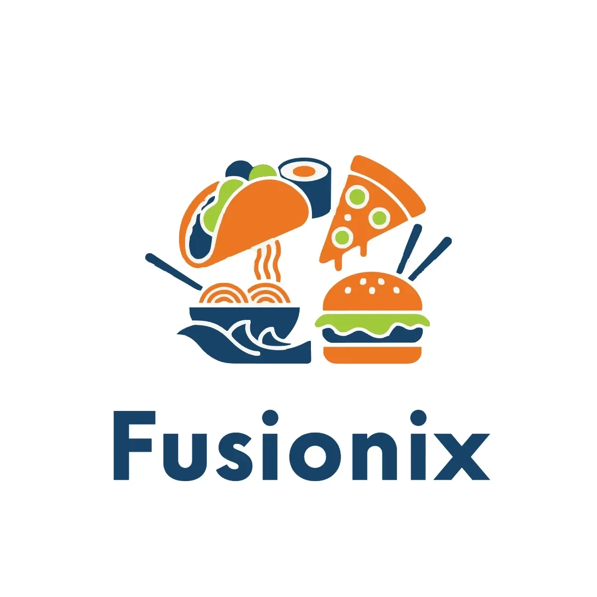 Free Fusion Food Court Logo Template to Edit Online