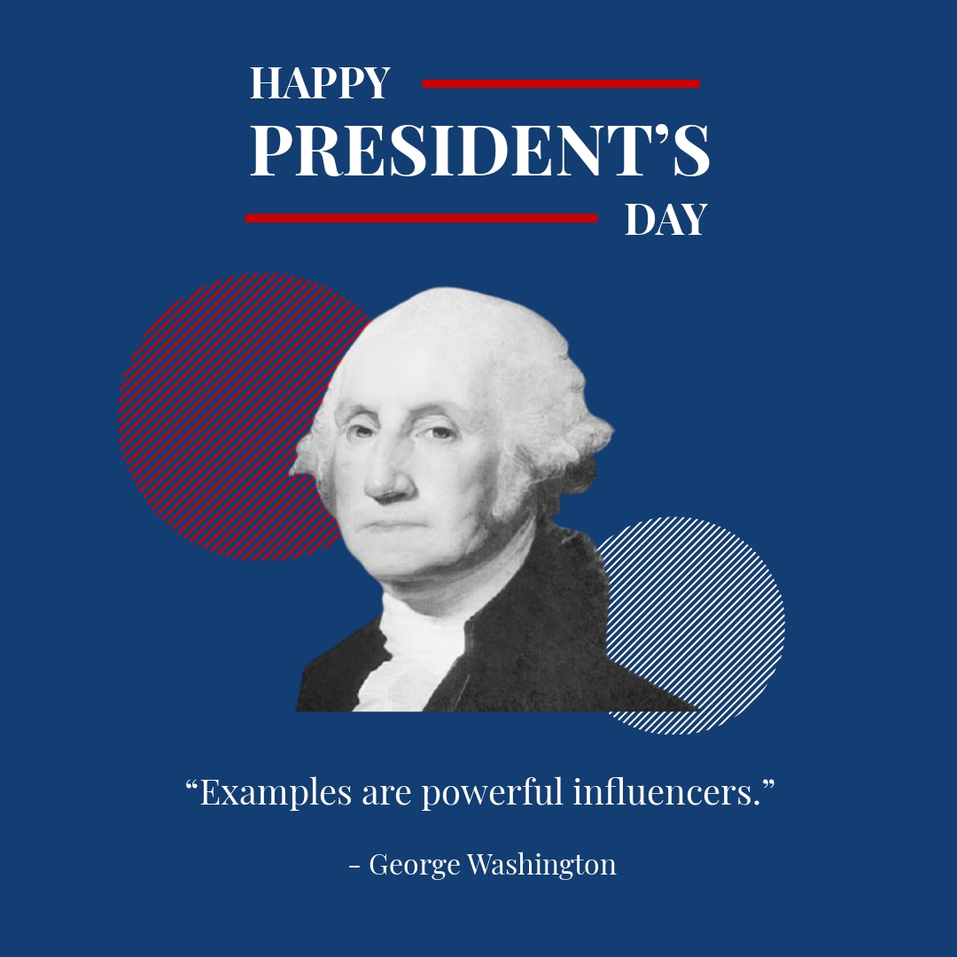Free Presidents Day Quote Instagram Post Template