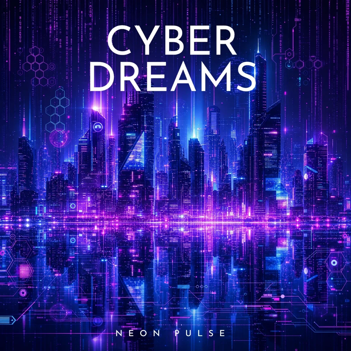 Free Futuristic Music Album Cover Template to Edit Online