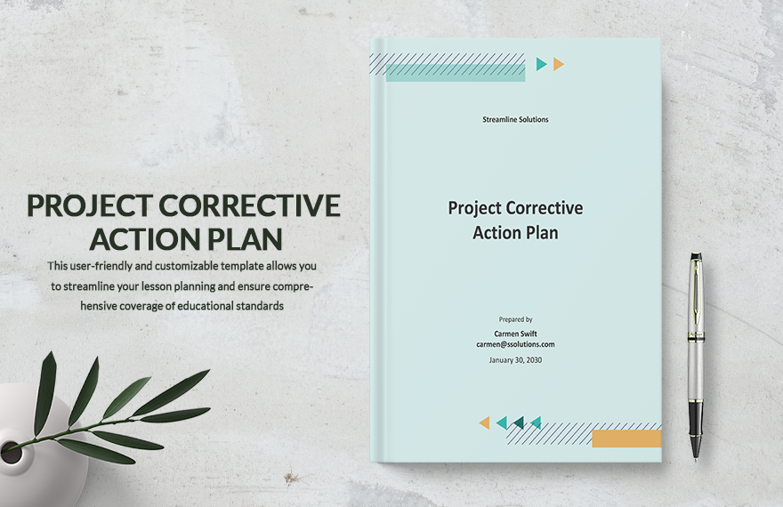 Project Corrective Action Plan Template in Word, Google Docs, PDF, Apple Pages