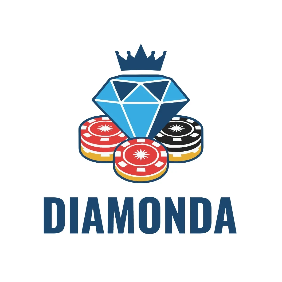 Free Diamond Casino Logo Template to Edit Online