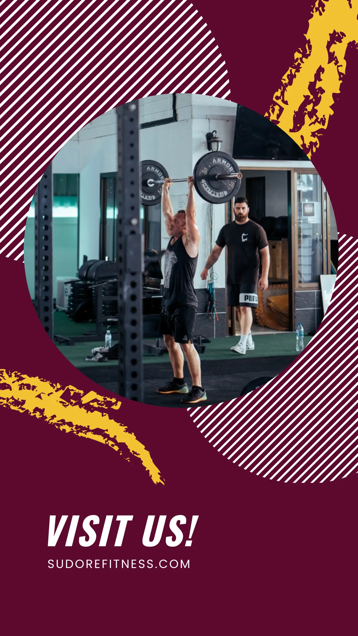 Free Fitness Centre Instagram Story Template to Edit Online