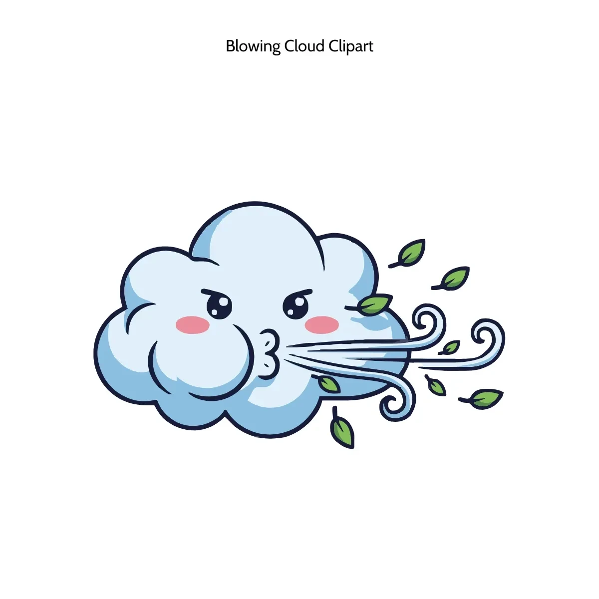 Free Blowing Cloud Clipart Template to Edit Online