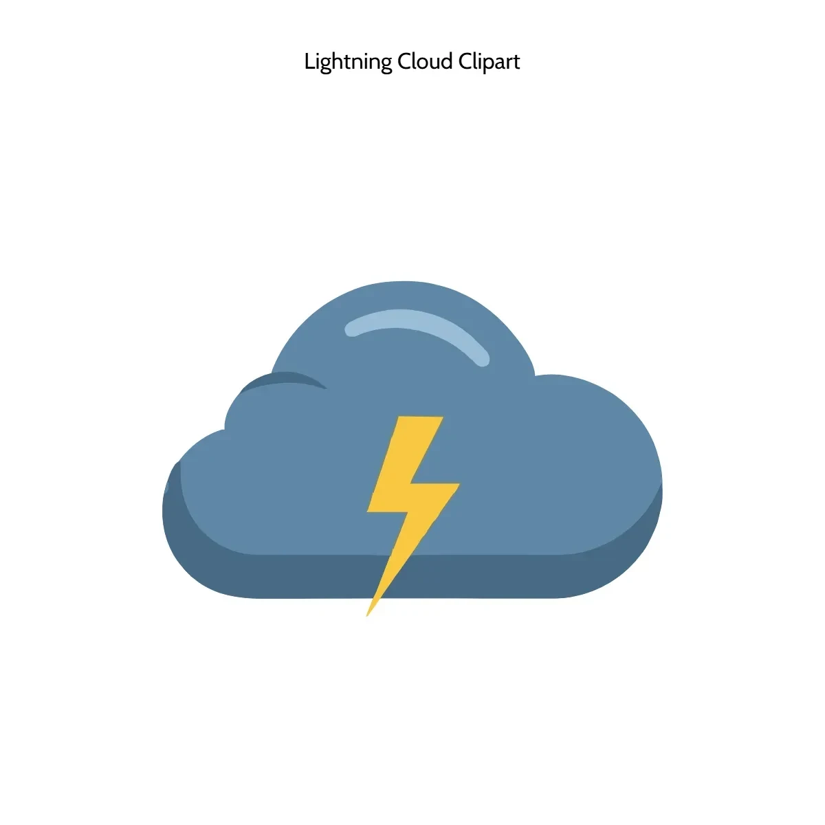 Free Lightning Cloud Clipart Template to Edit Online
