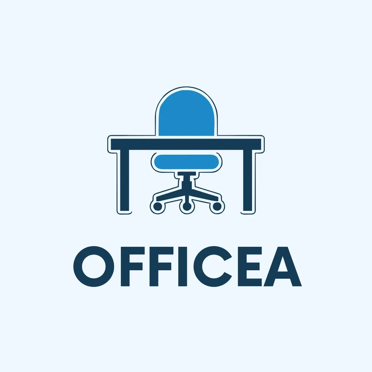 Free Office Furniture Logo Template