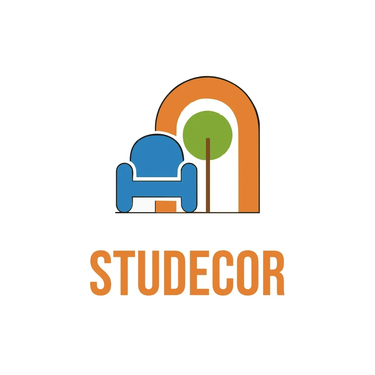 Free Decor Studio Logo Template