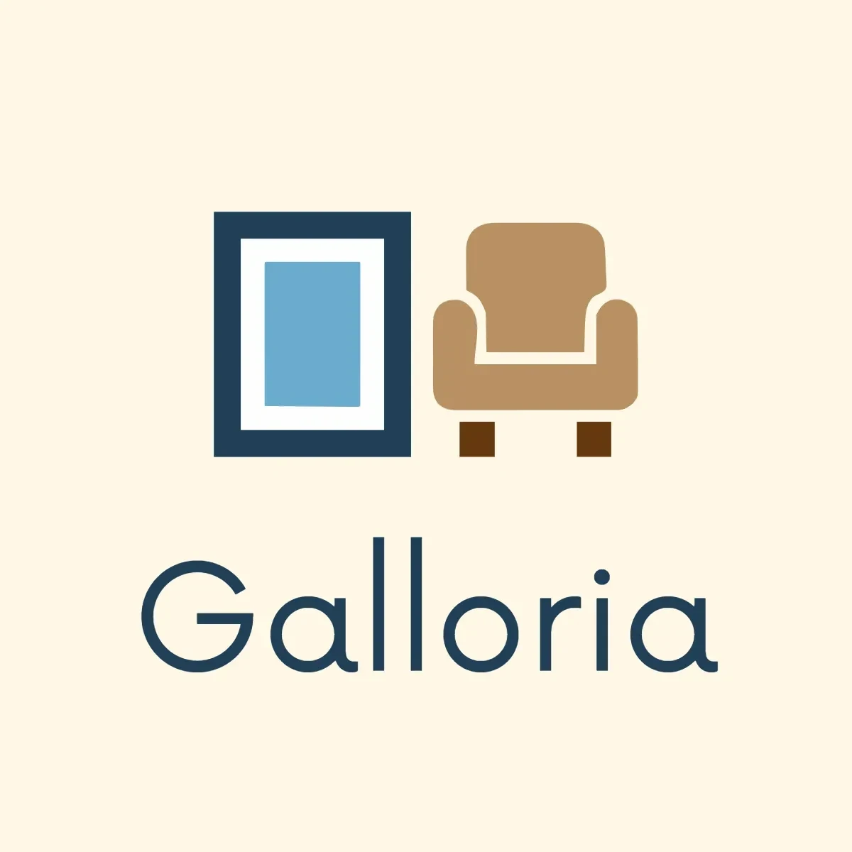 Free Furniture Gallery Logo Template to Edit Online