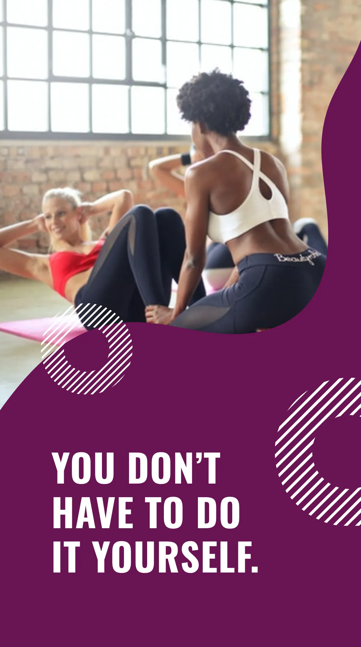 Free Fitness Club Instagram Story Template to Edit Online