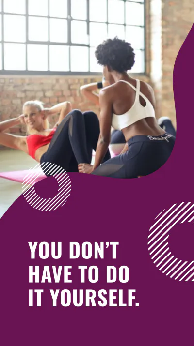 Free Fitness Club Instagram Story Template to Edit Online