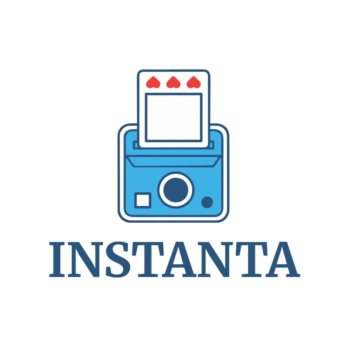 Free Instant Photo Booth Logo Template