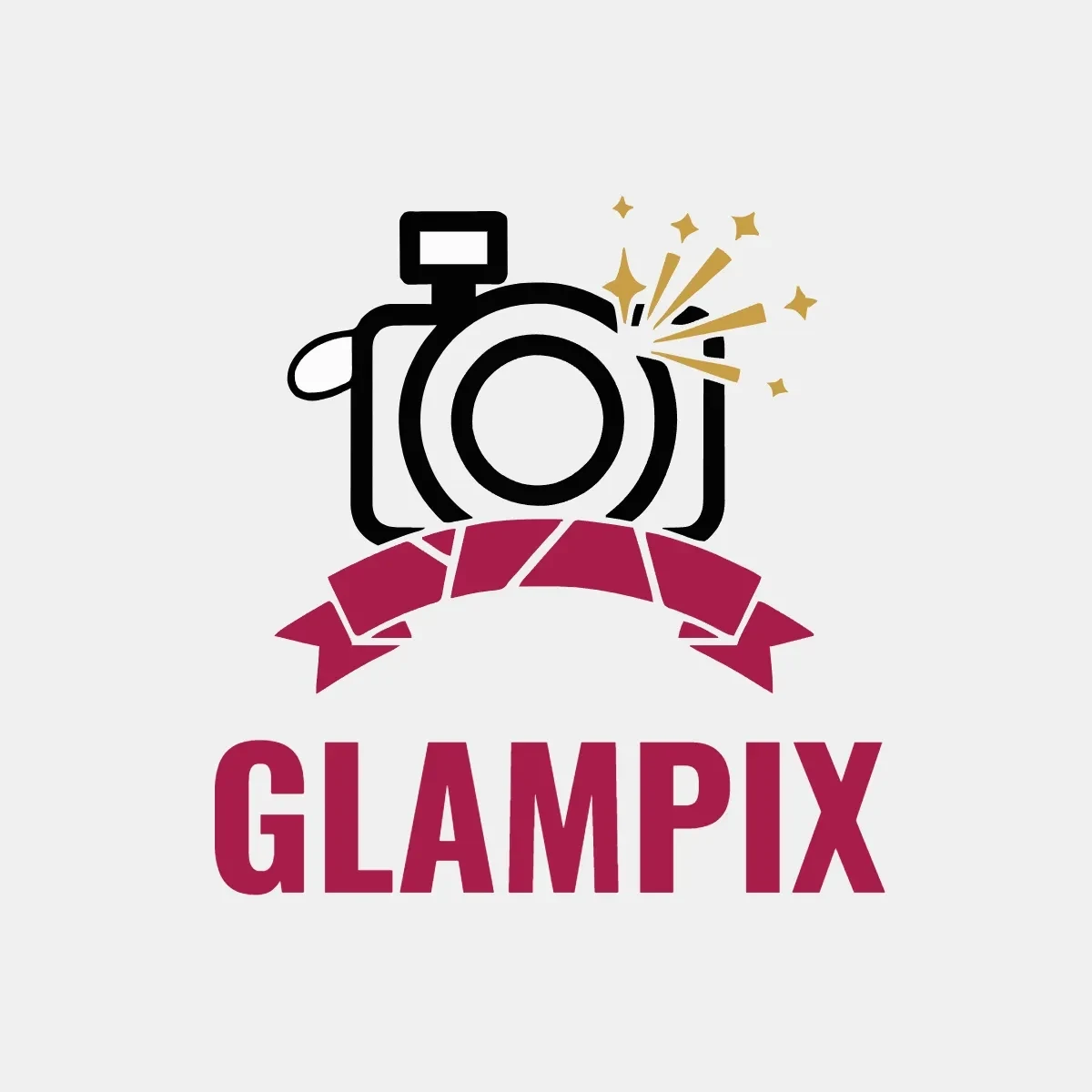 Free Glam Photo Booth Logo Template