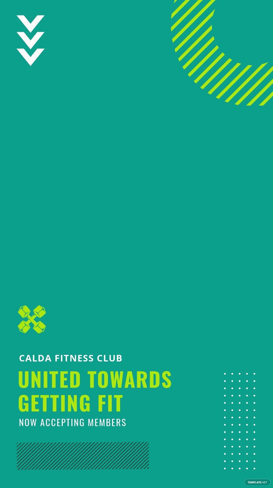 Fitness Club Snapchat Geofilter Template