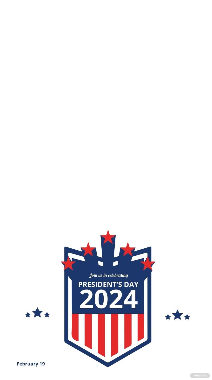 Free Presidents Day Event Snapchat Geofilter Template