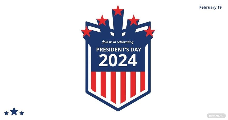 Free Presidents Day Event Facebook Post Template