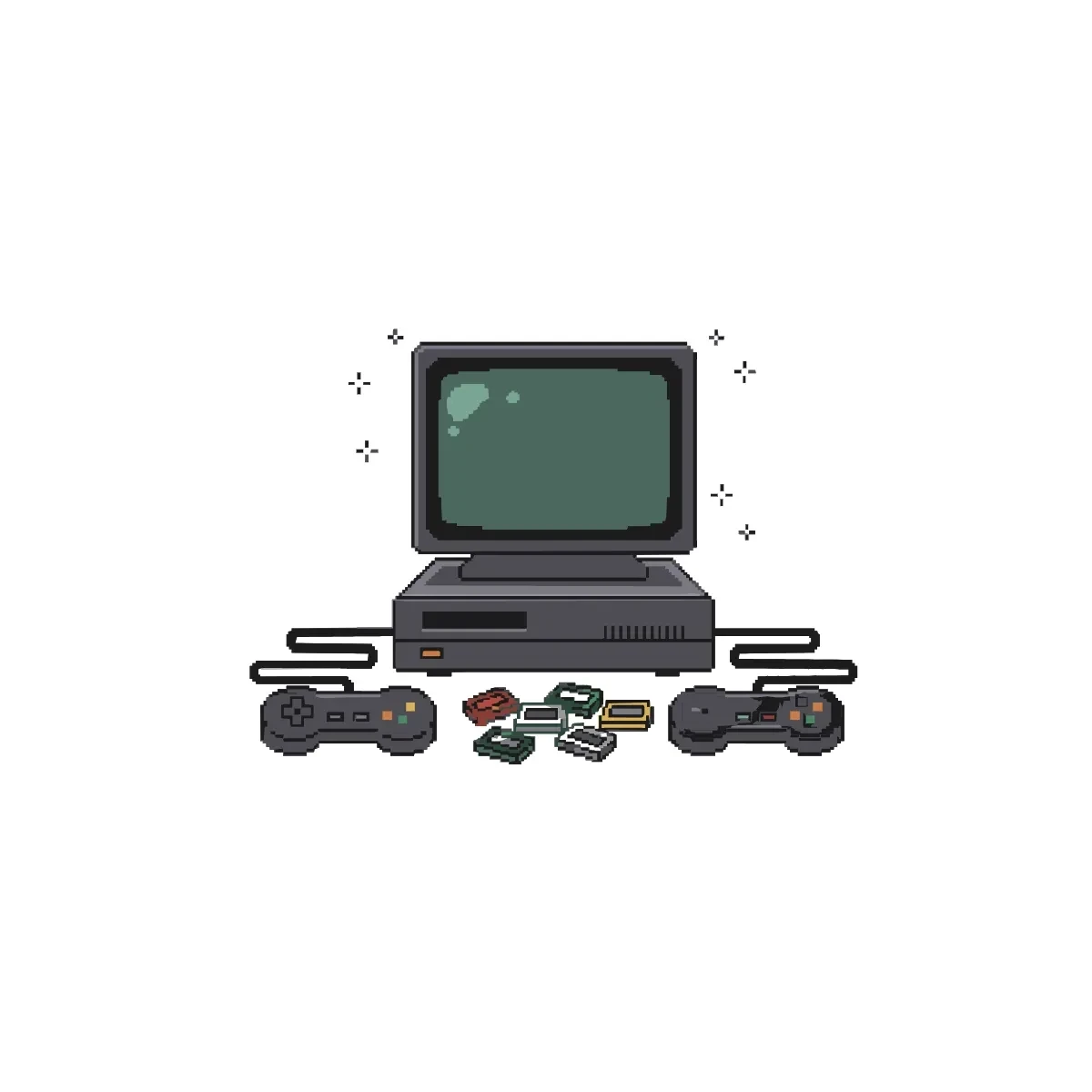 Free Gaming Pixel Art Template to Edit Online