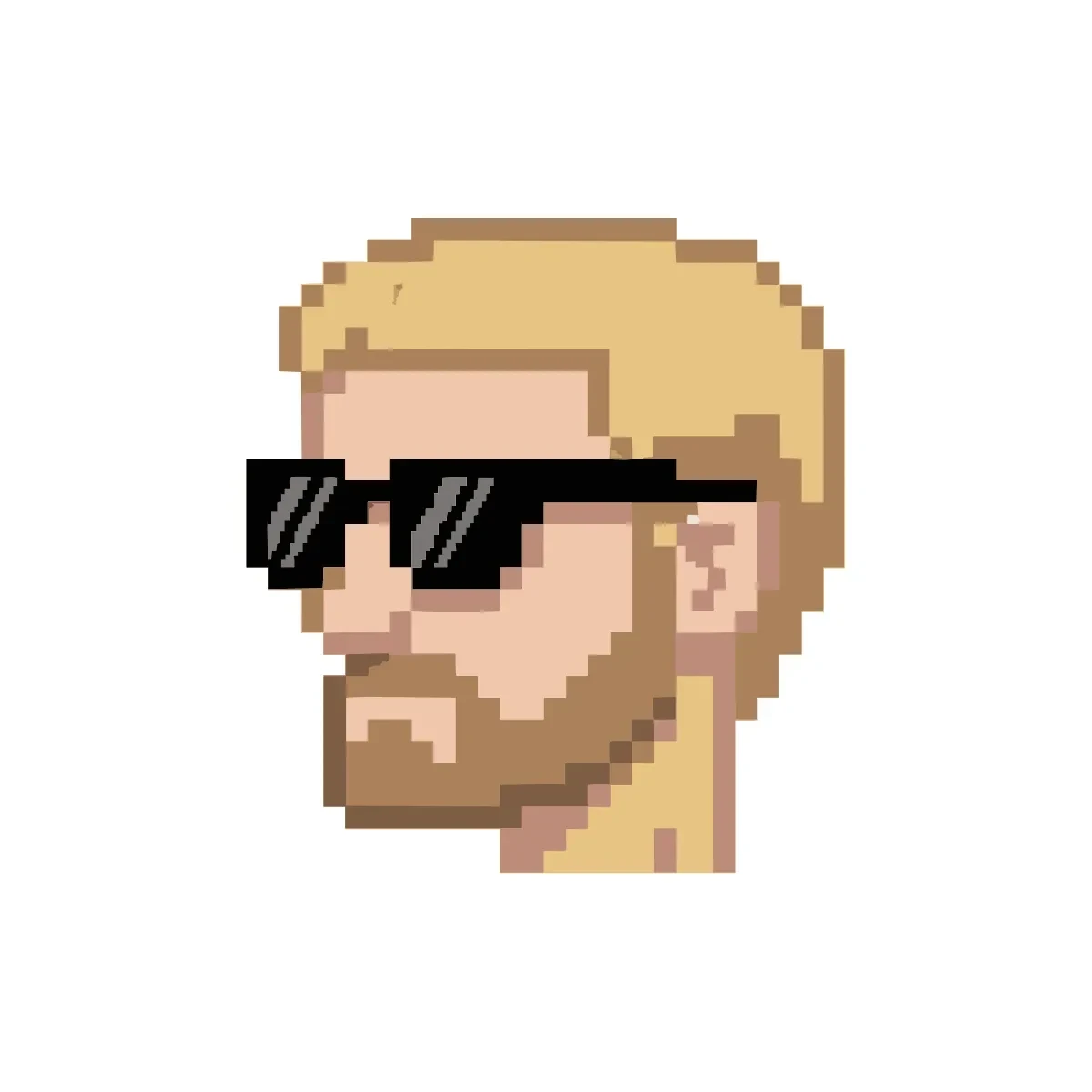 Free 8 Bit Avatar Pixel Art Template to Edit Online