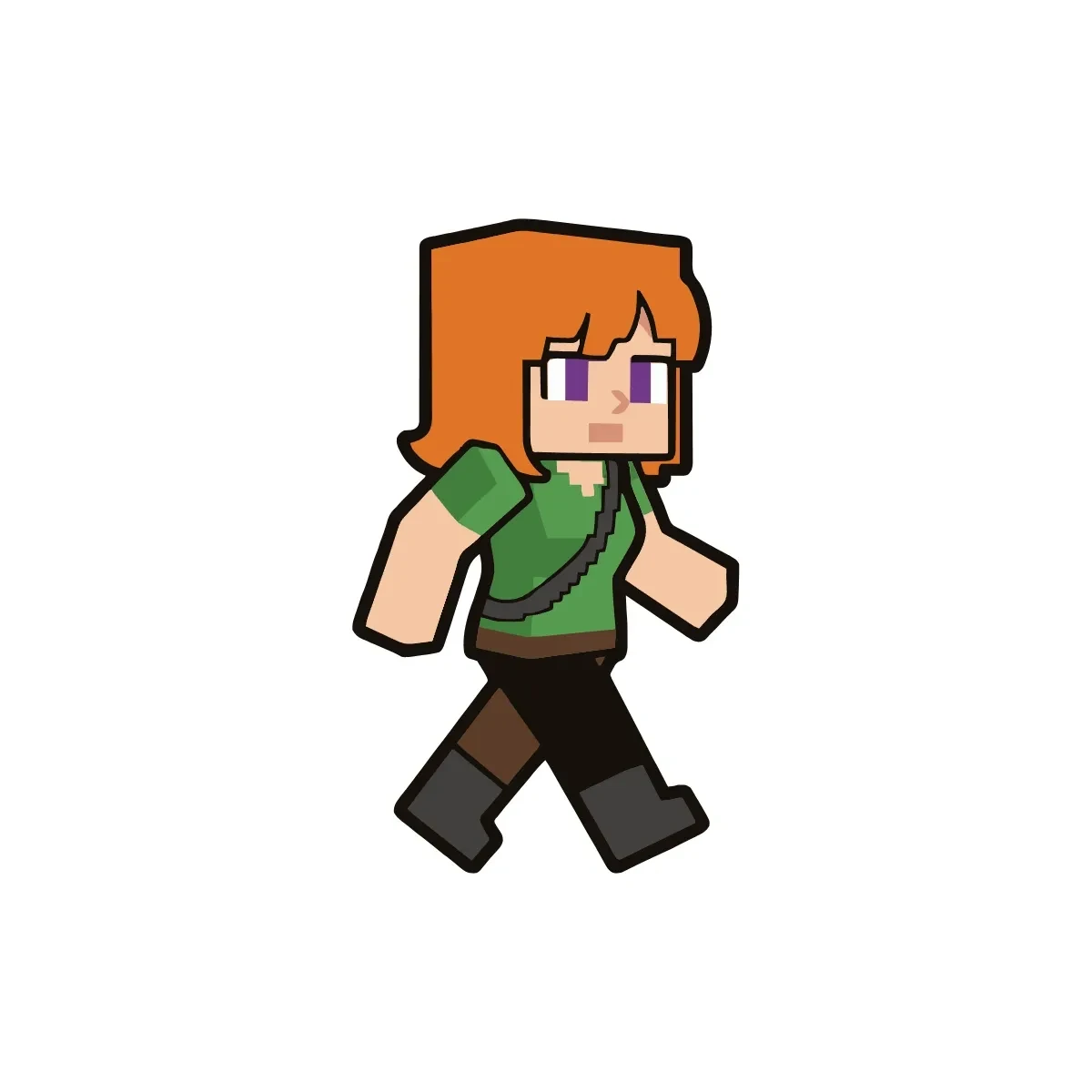 Free Minecraft Style Pixel Art Template to Edit Online