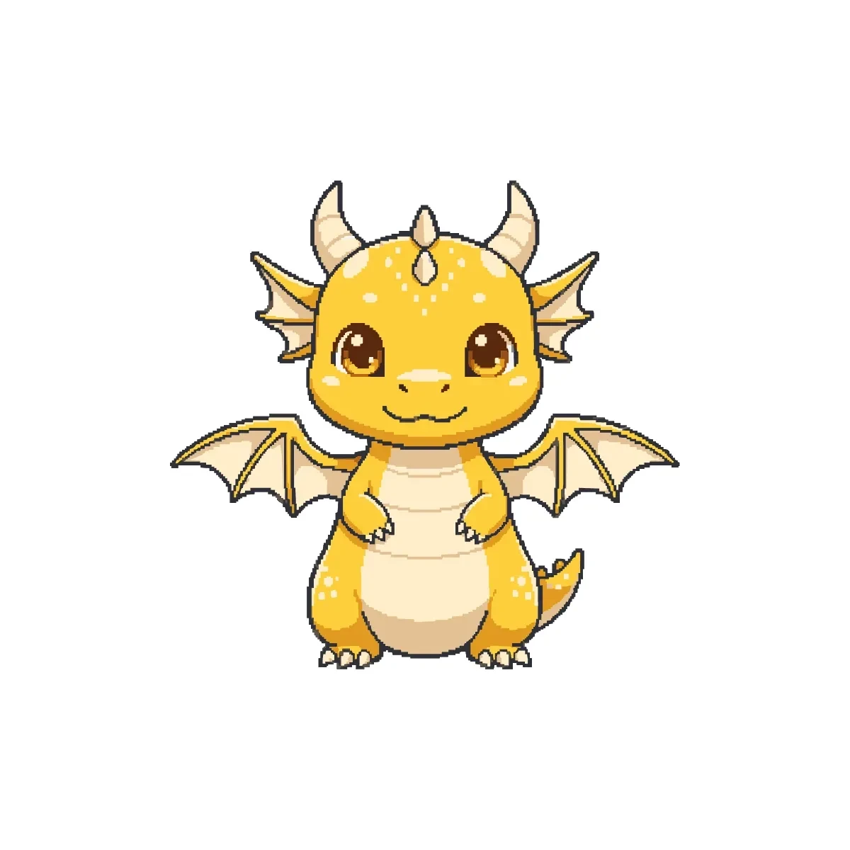 Free Dragon Pixel Art Template to Edit Online