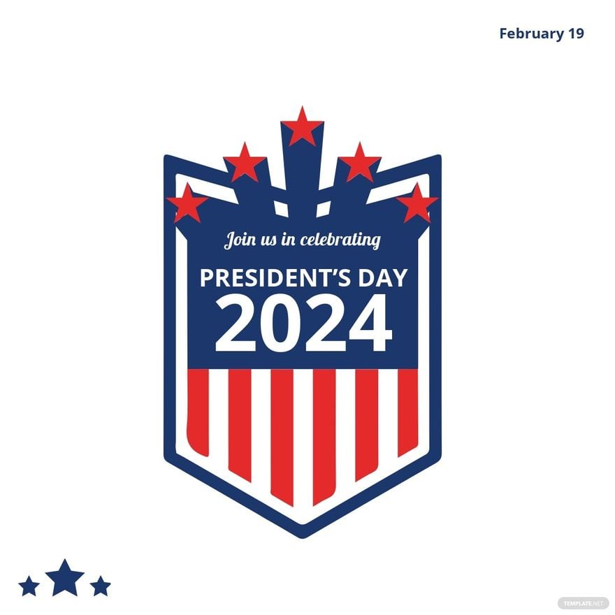 Free Presidents Day Event Linkedin Post Template