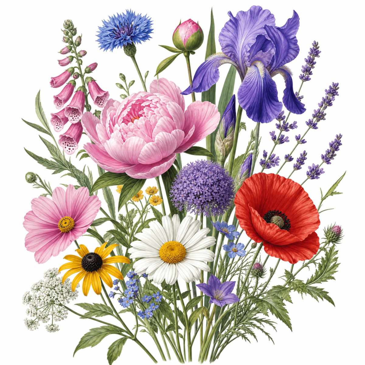 Free Botanical Illustration Template to Edit Online