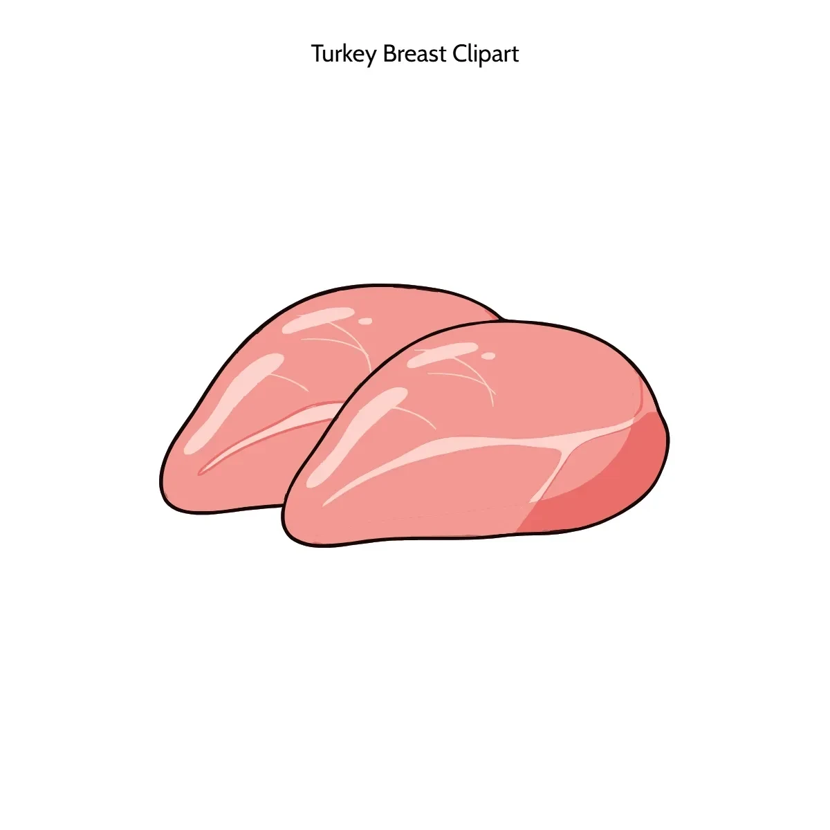 Free Turkey Breast Clipart Template to Edit Online