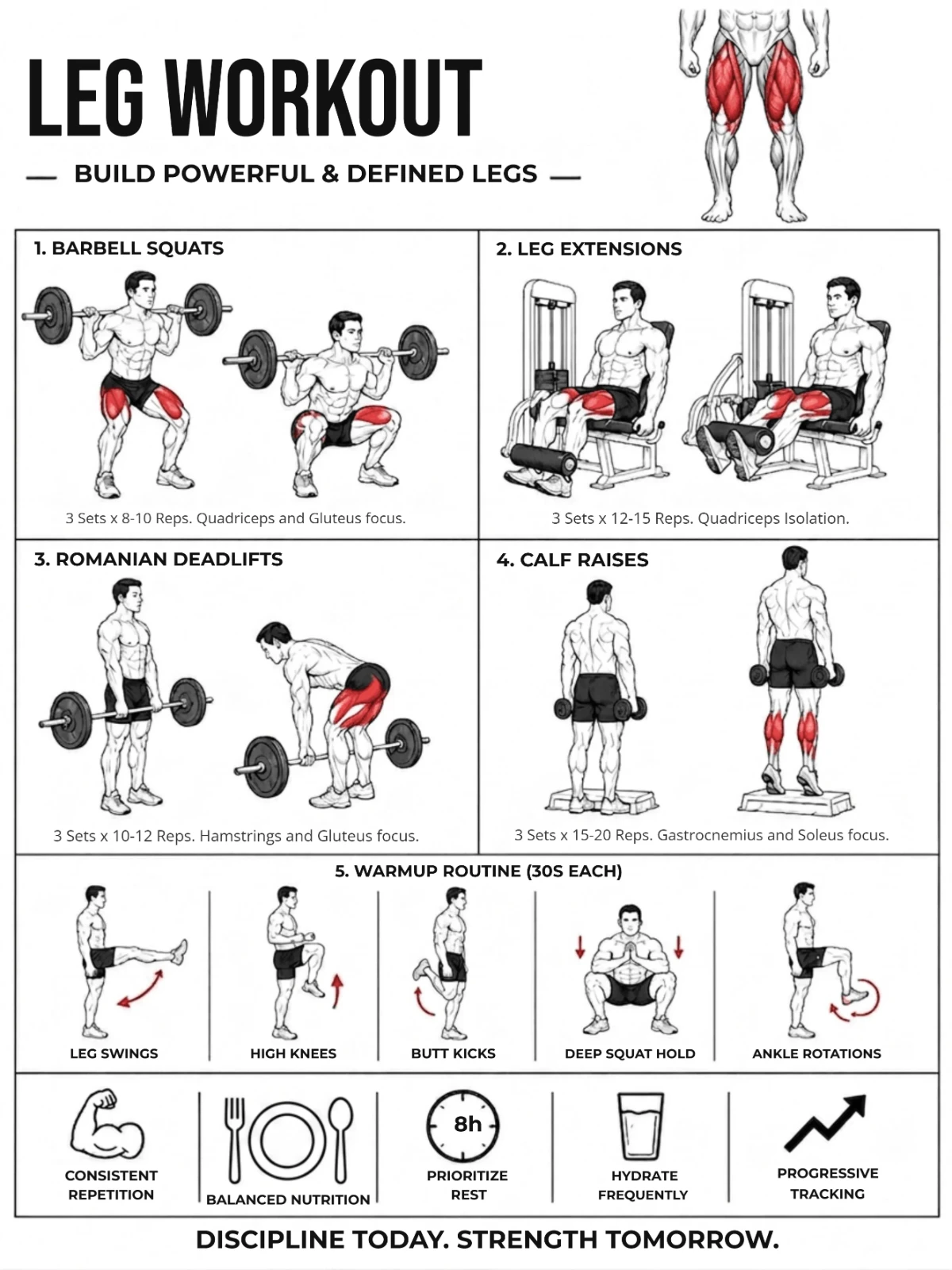 Free Fitness Infographic Template to Edit Online