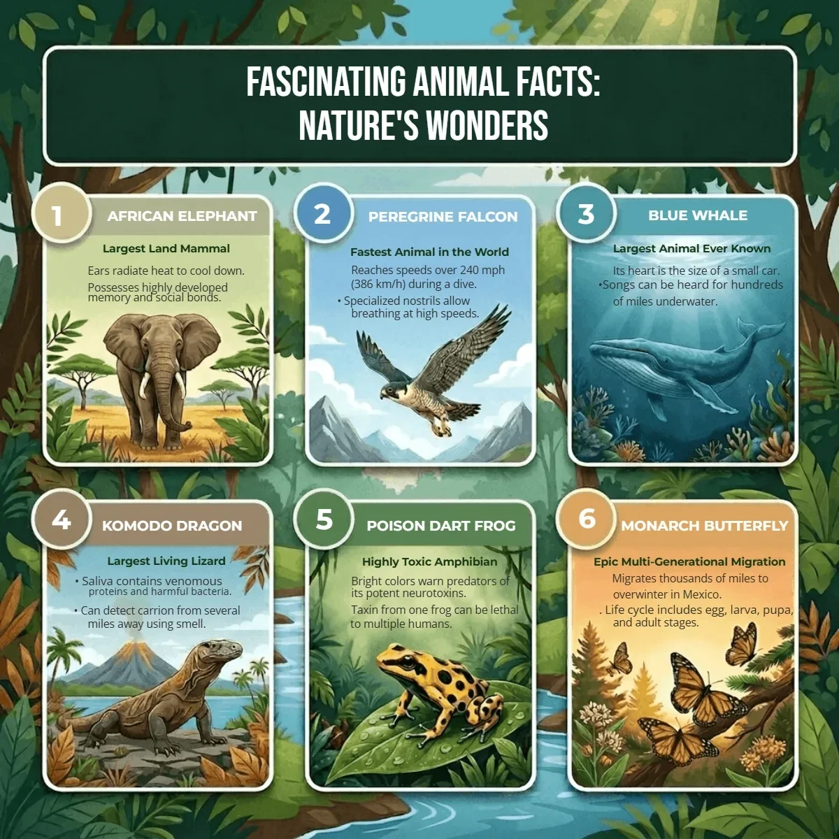 Free Animal Infographic Template to Edit Online
