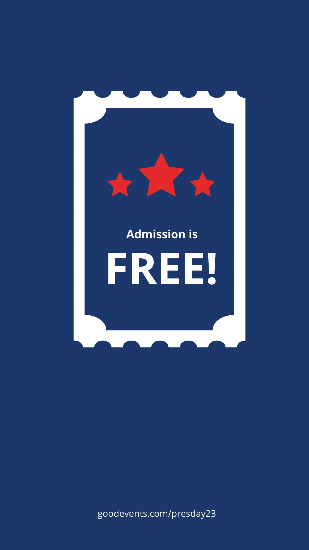 Free Presidents Day Party Instagram Story Template to Edit Online