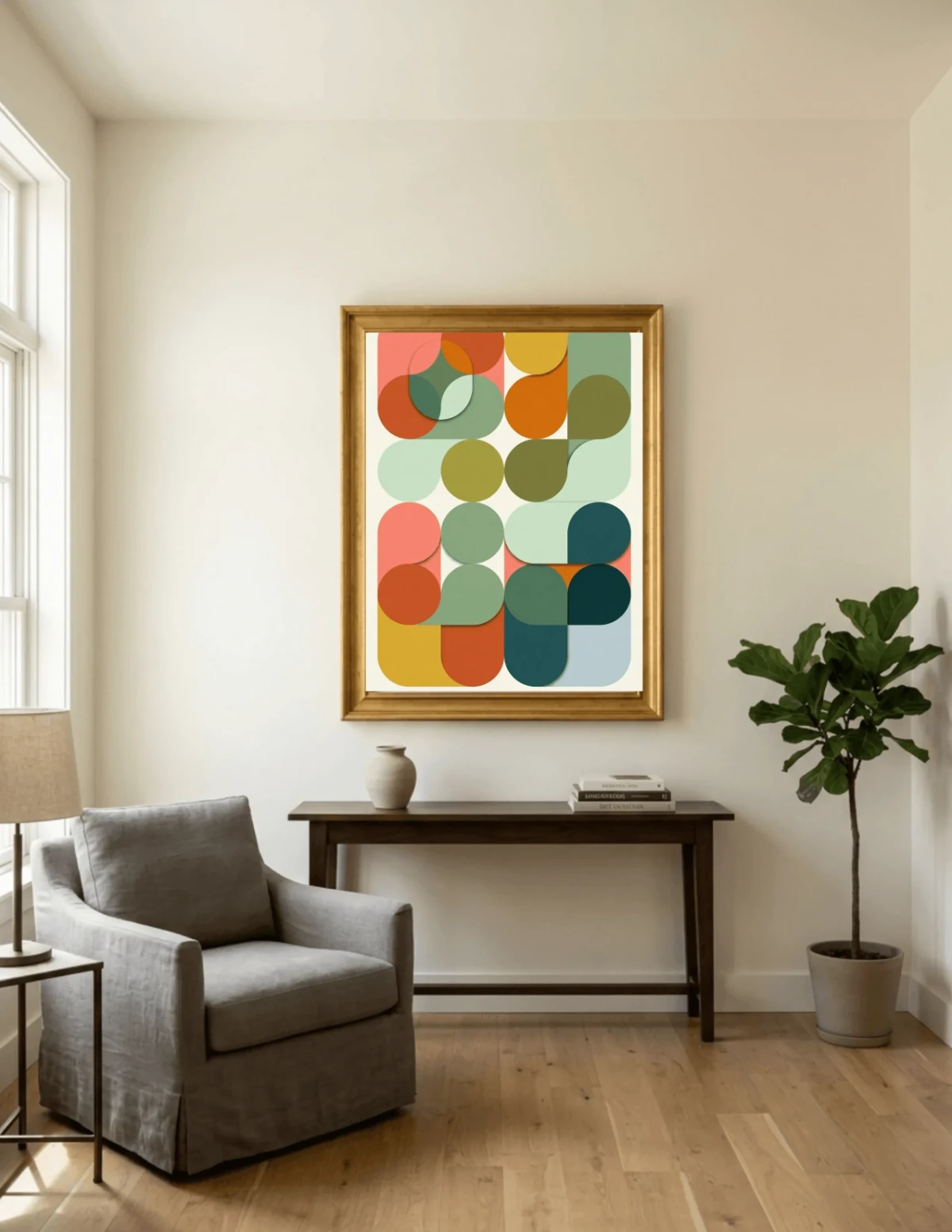 Free Wall Art Mockup Template to Edit Online