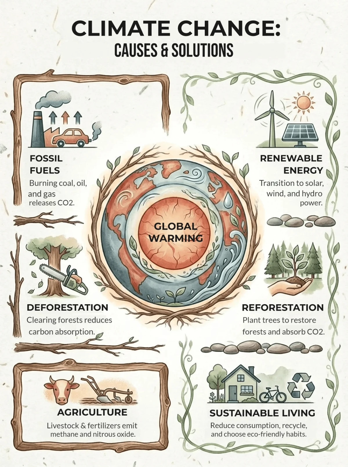 Free Environment Infographic Template to Edit Online