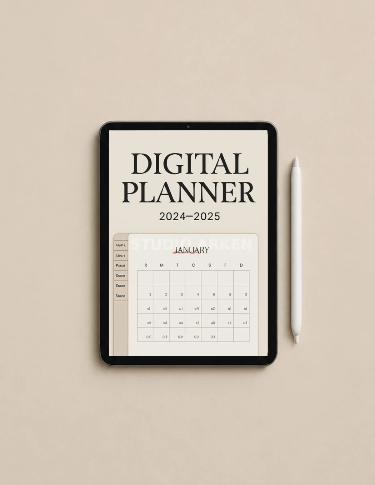 Free Planner Mockup Template to Edit Online