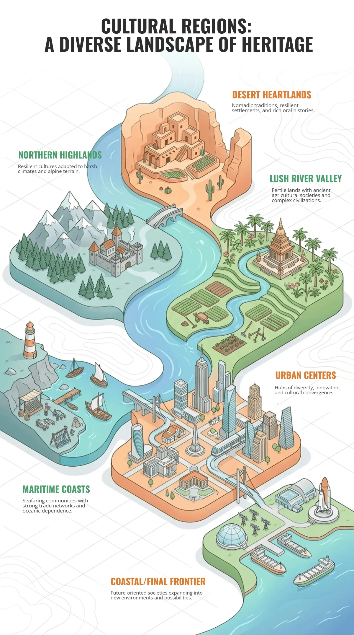 Free Map Infographic Template to Edit Online