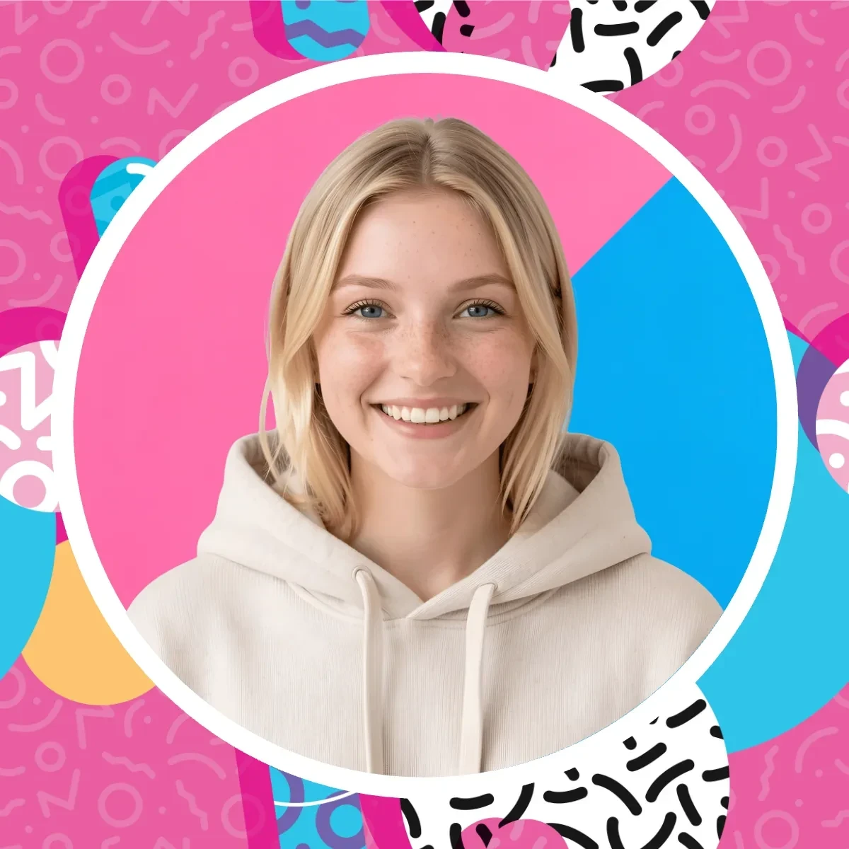 Free Twitter Profile Picture Template to Edit Online