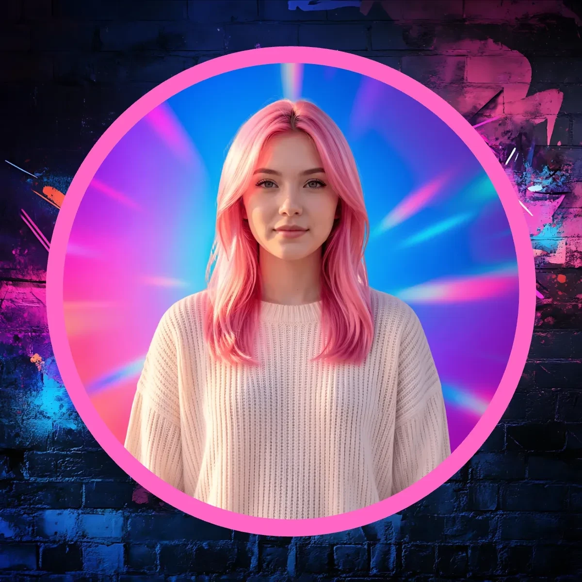 Free TikTok Profile Picture Template to Edit Online