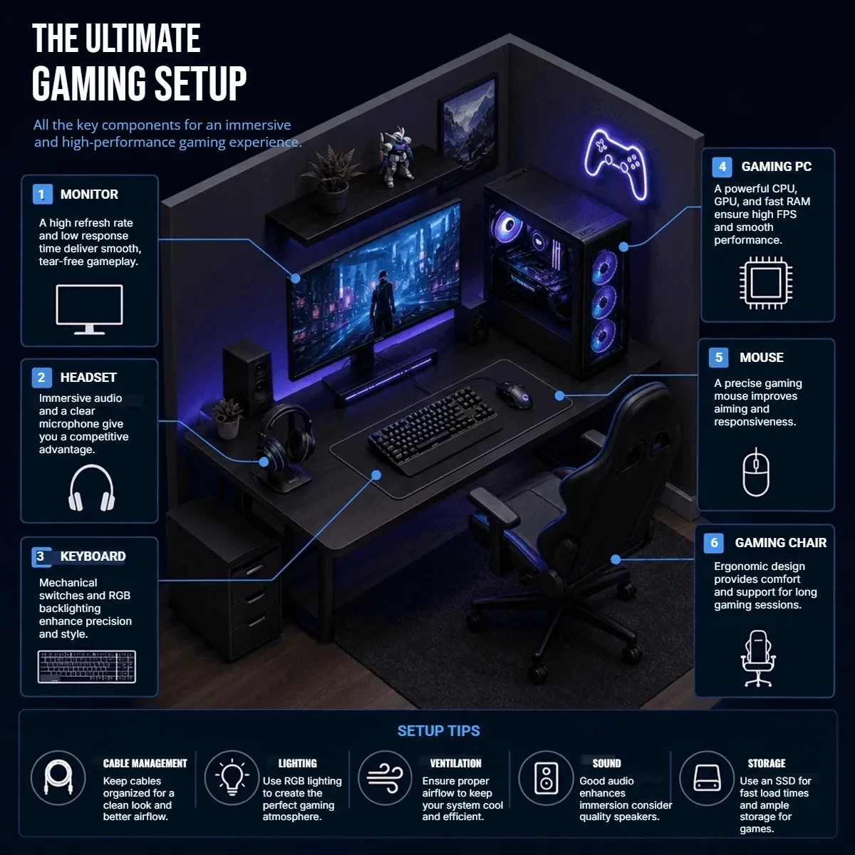 Free Gaming Infographic Template to Edit Online