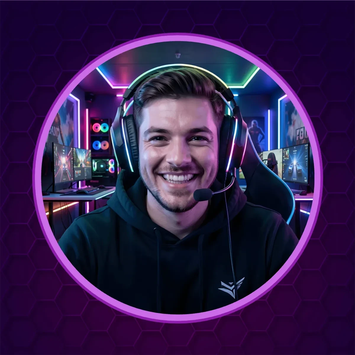 Free Gaming Profile Picture Template to Edit Online