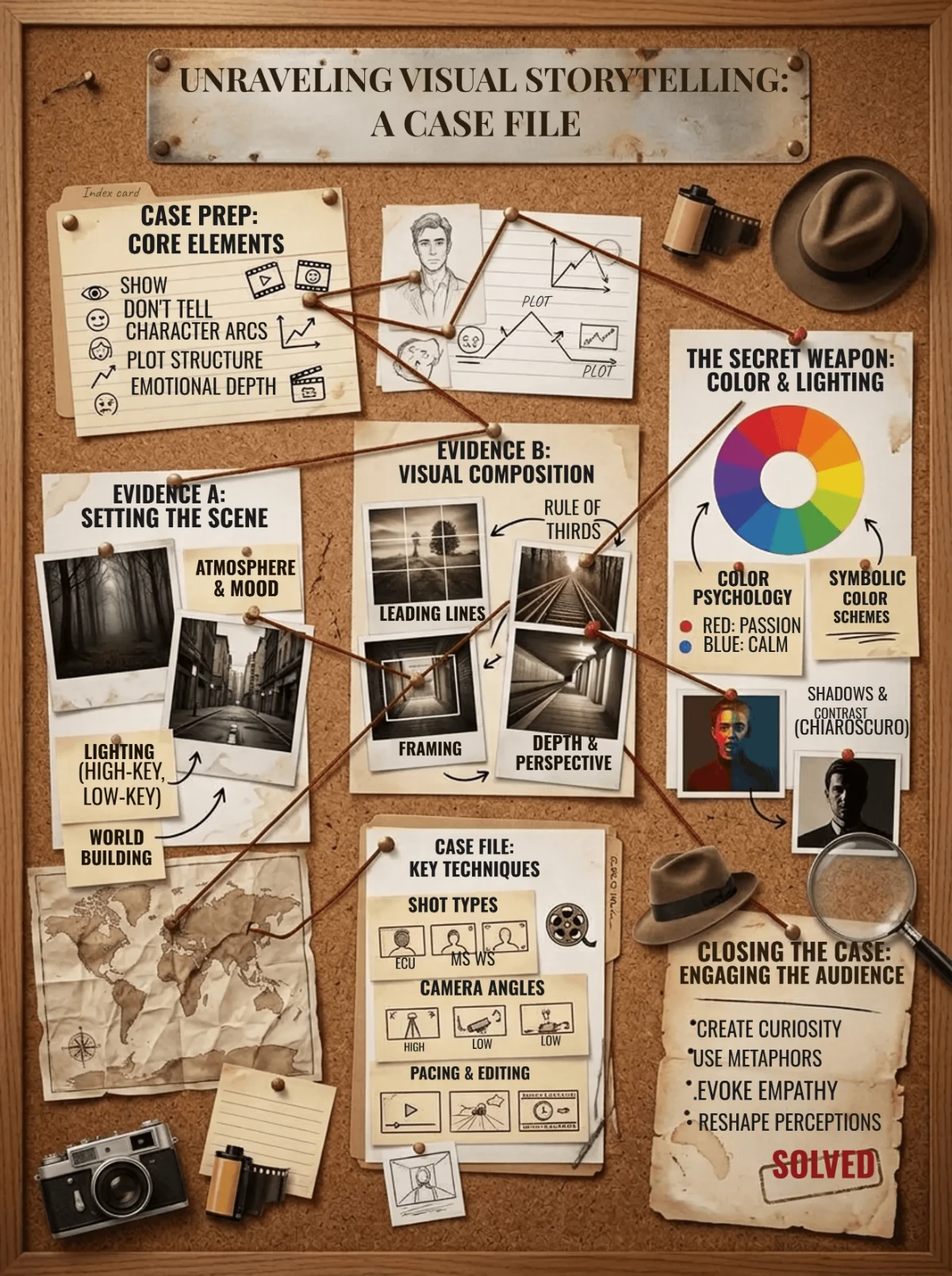 Free Visual Storytelling Art Infographic Template to Edit Online