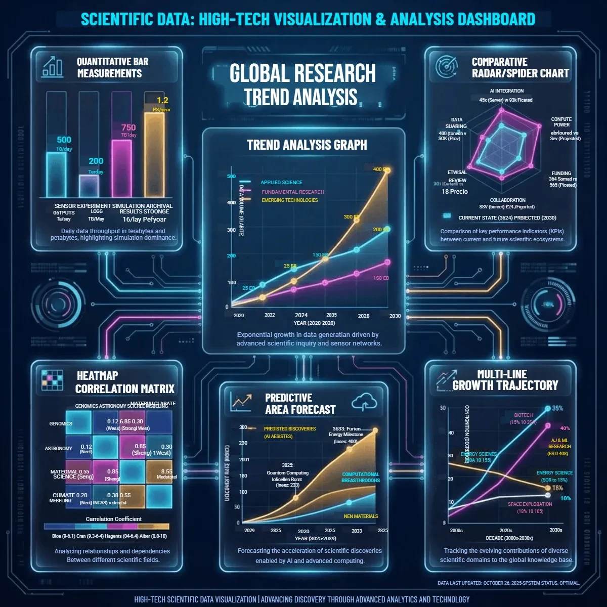 Free Scientific Data Visualization Infographic Template to Edit Online