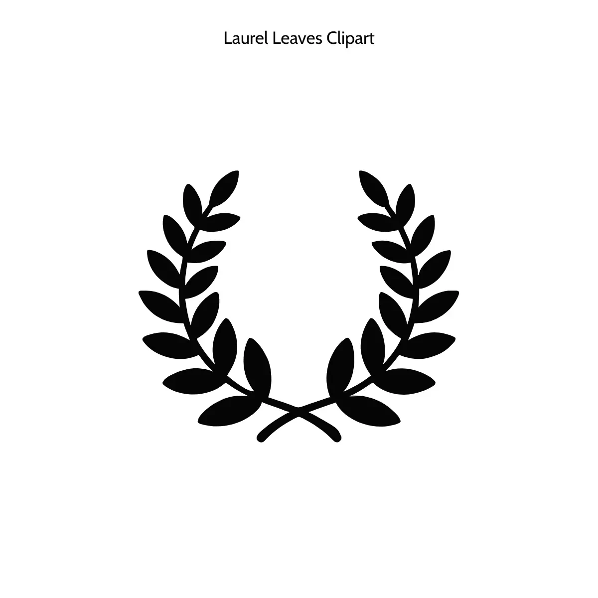 Free Laurel Leaves Clipart Template to Edit Online