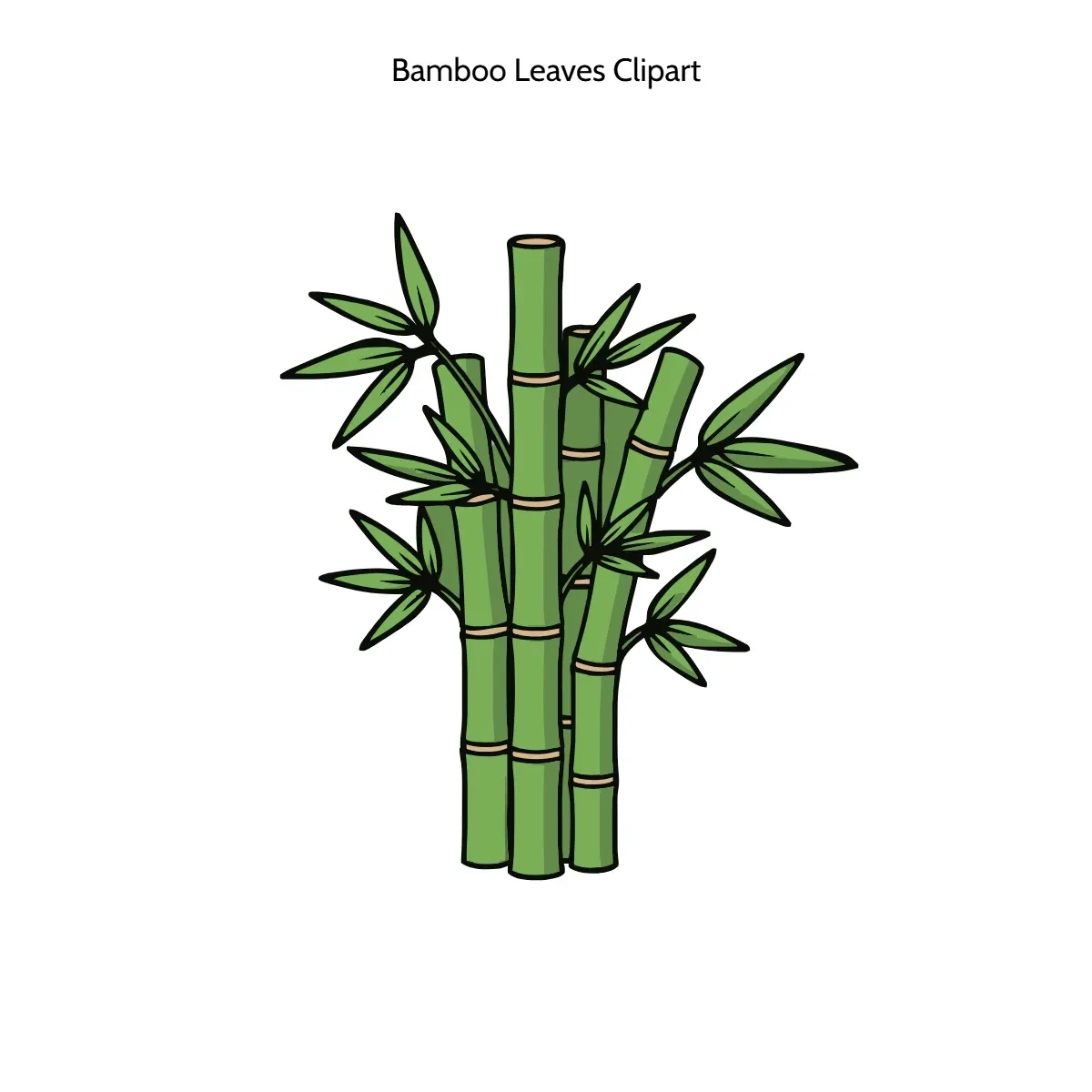 Free Bamboo Leaves Clipart Template to Edit Online