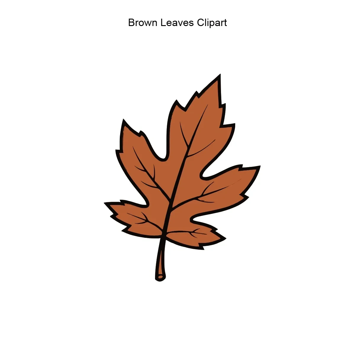 Free Brown Leaves Clipart Template to Edit Online