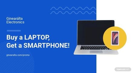 Free Electronics Promotion Facebook App Ad Template