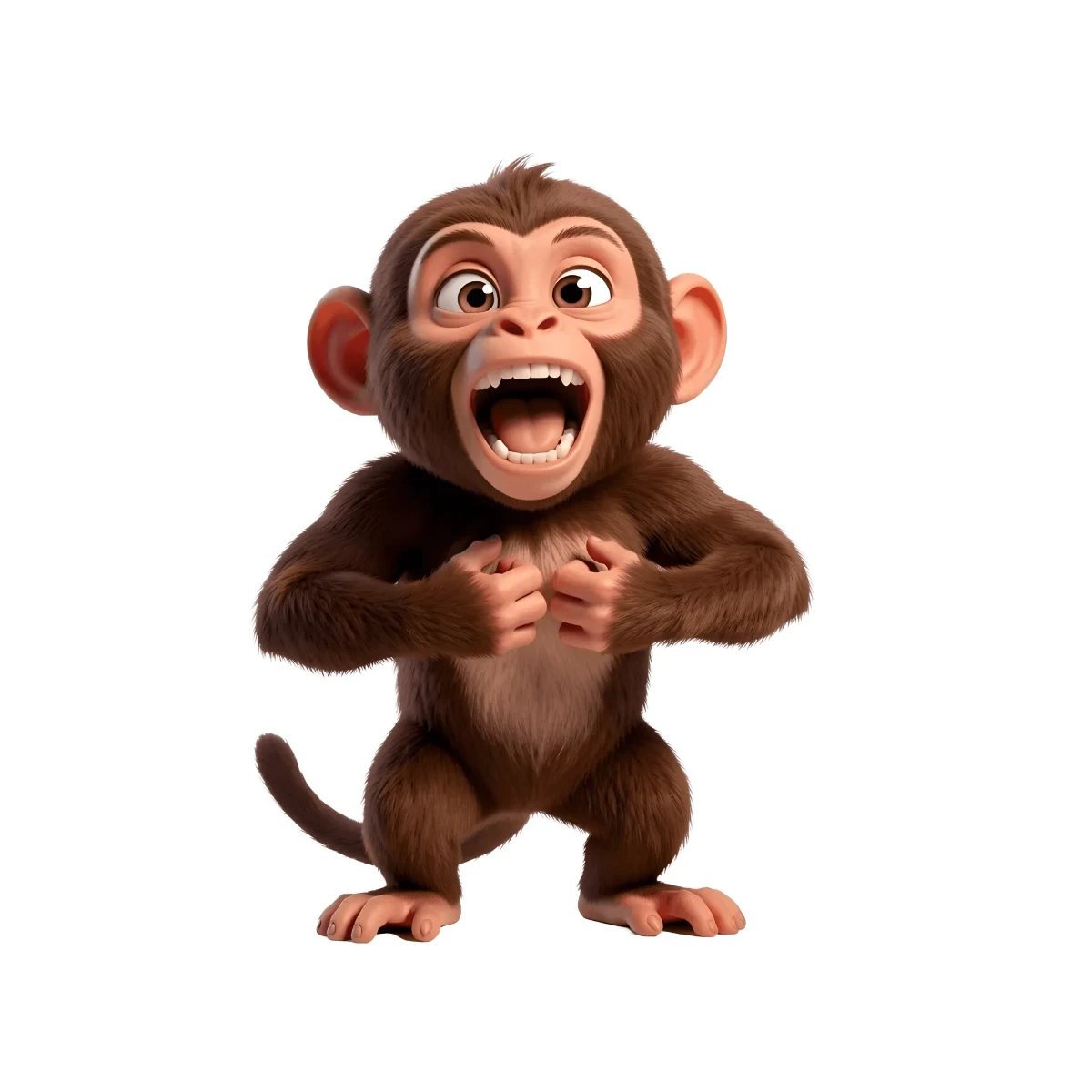 Free 3D Monkey Template to Edit Online