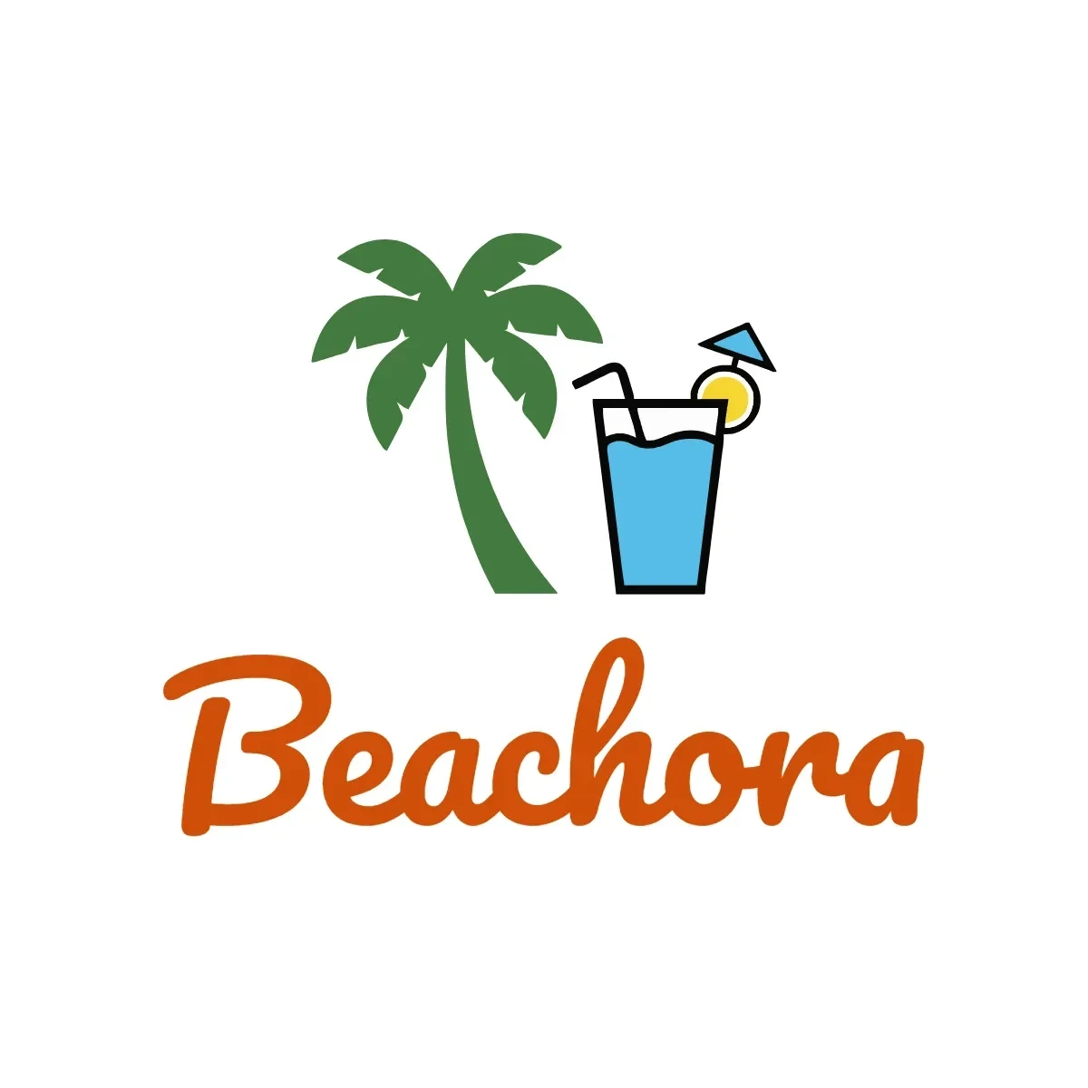Free Beach Bar Logo Template to Edit Online
