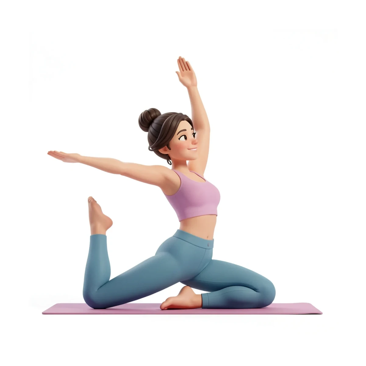 Free 3D Yoga Template to Edit Online