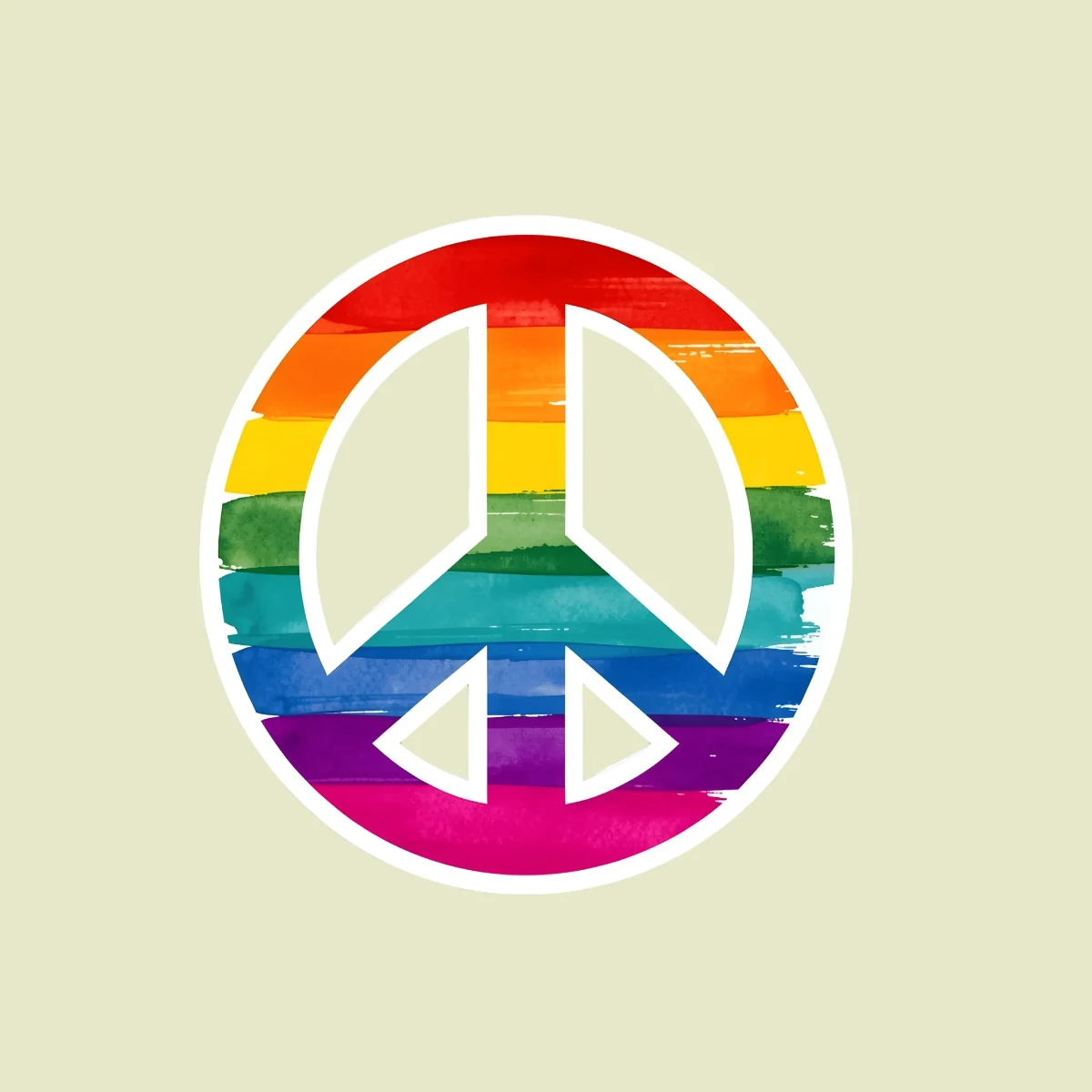 Free Peace Sign Sticker Template to Edit Online